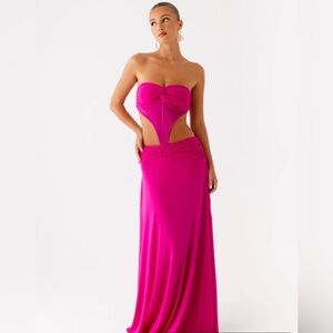 Peppermayo Carlene Maxi Dress - Fuchsia